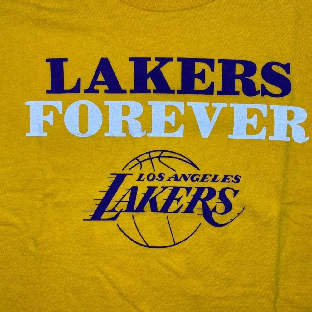 LA Los Angeles Lakers basketball promo shirt - 2013 Jerry‎ Buss RIP - Kobe era